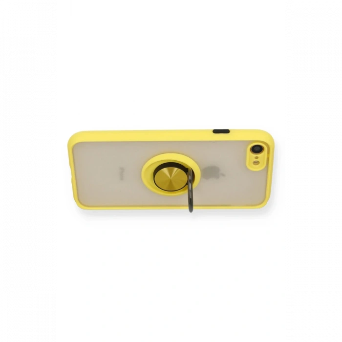 iPhone 7 Kılıf Montreal Yüzüklü Silikon Kapak