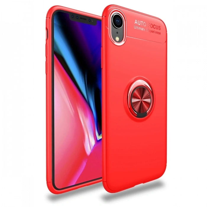 iPhone XR Kılıf Range Yüzüklü Silikon