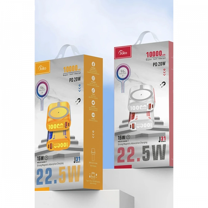 Joy Tekno J31 10.000 mAh 20W PD Magsafe Powerbank