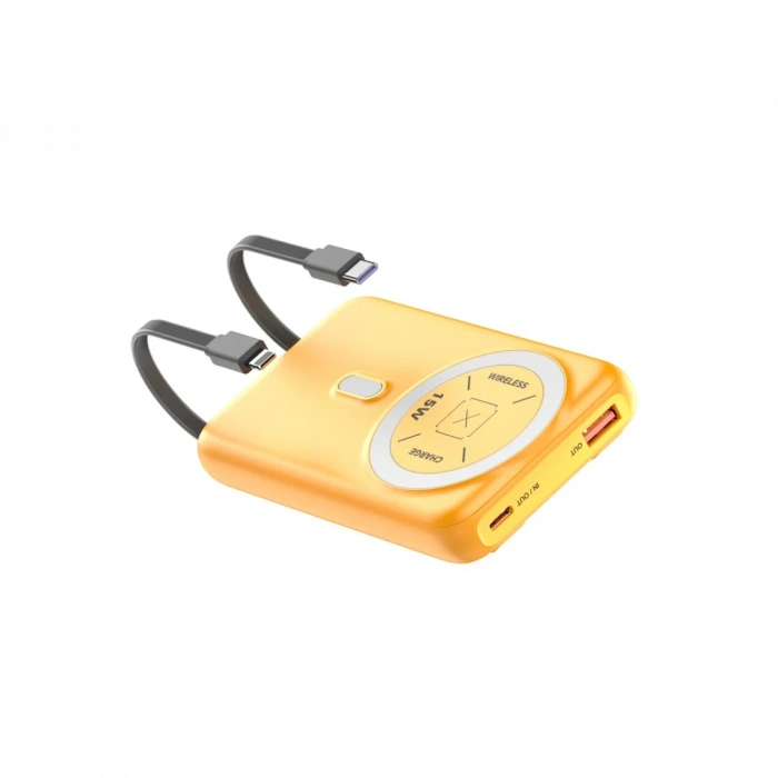 Joy Tekno J39 10.000 mAh 20W PD Dahili Kablolu Magsafe Powerbank