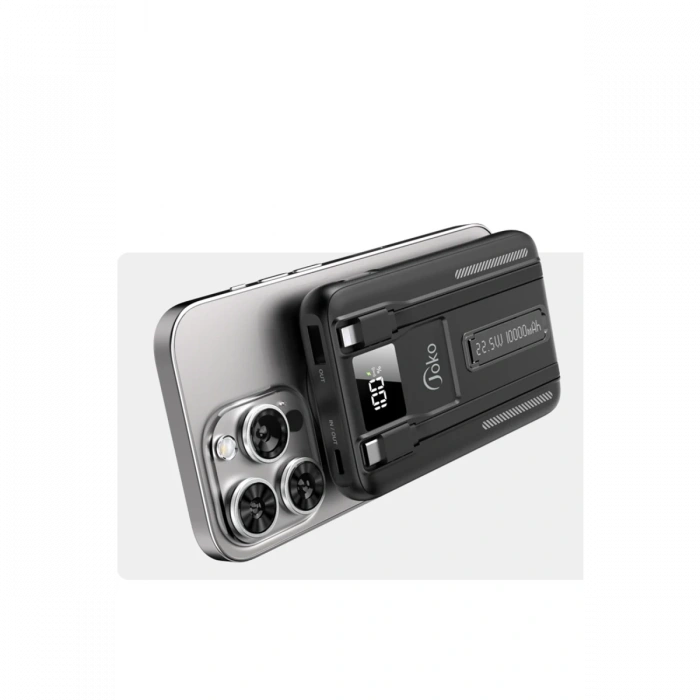 Joy Tekno J39 10.000 mAh 20W PD Dahili Kablolu Magsafe Powerbank