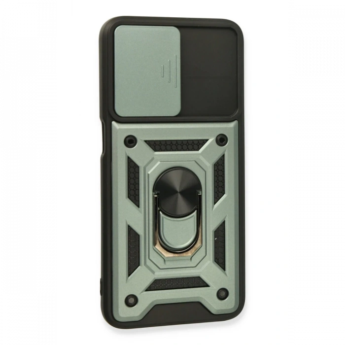 Oppo A16 Kılıf Pars Lens Yüzüklü Silikon