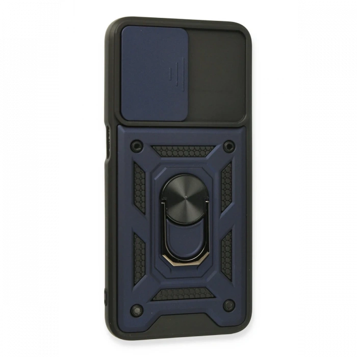 Oppo A16 Kılıf Pars Lens Yüzüklü Silikon