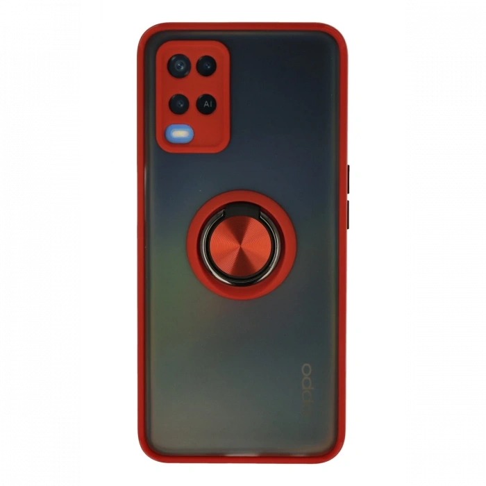 Oppo A54 4G Kılıf Montreal Yüzüklü Silikon Kapak