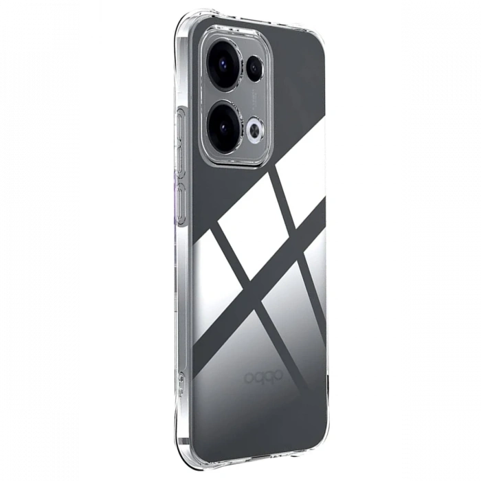 Joy Tekno Oppo A6 Pro 4G Lüx Şeffaf Silikon - Şeffaf