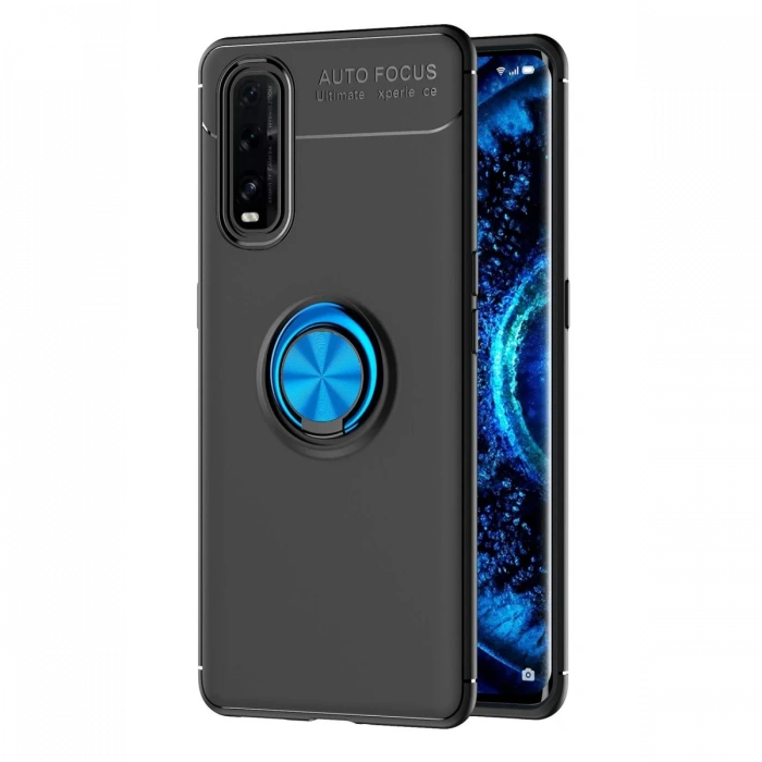 Oppo Find X2 Kılıf Range Yüzüklü Silikon