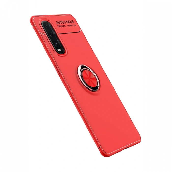 Oppo Find X2 Kılıf Range Yüzüklü Silikon