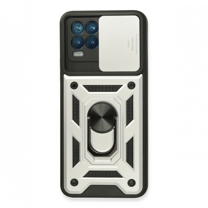 Realme 8 Kılıf Pars Lens Yüzüklü Silikon