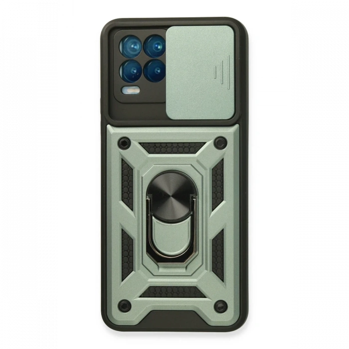 Realme 8 Kılıf Pars Lens Yüzüklü Silikon