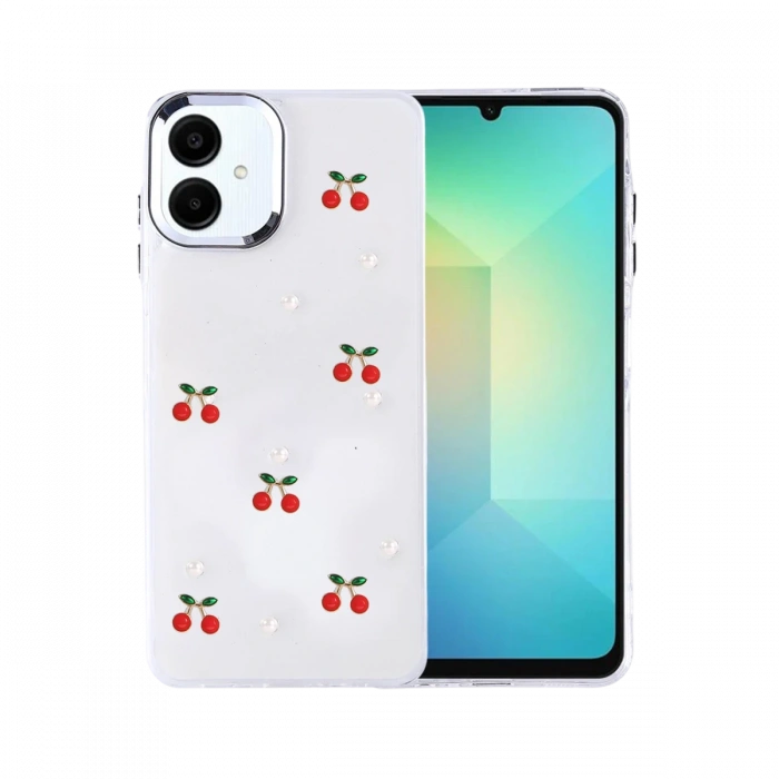 Joy Tekno Samsung Galaxy A07 4G Fiyonk Desenli Kapak