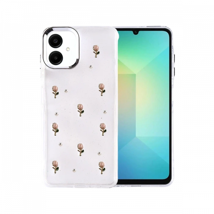 Joy Tekno Samsung Galaxy A07 4G Fiyonk Desenli Kapak