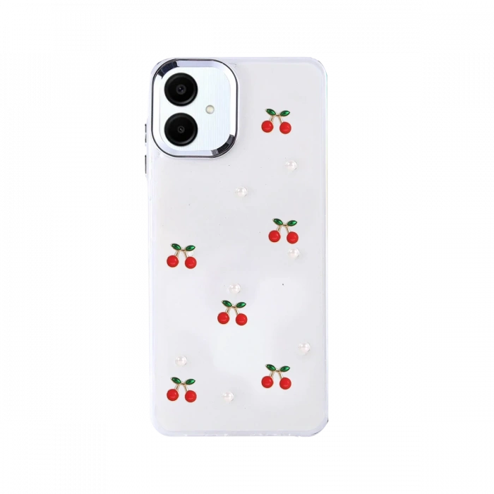 Joy Tekno Samsung Galaxy A07 4G Fiyonk Desenli Kapak