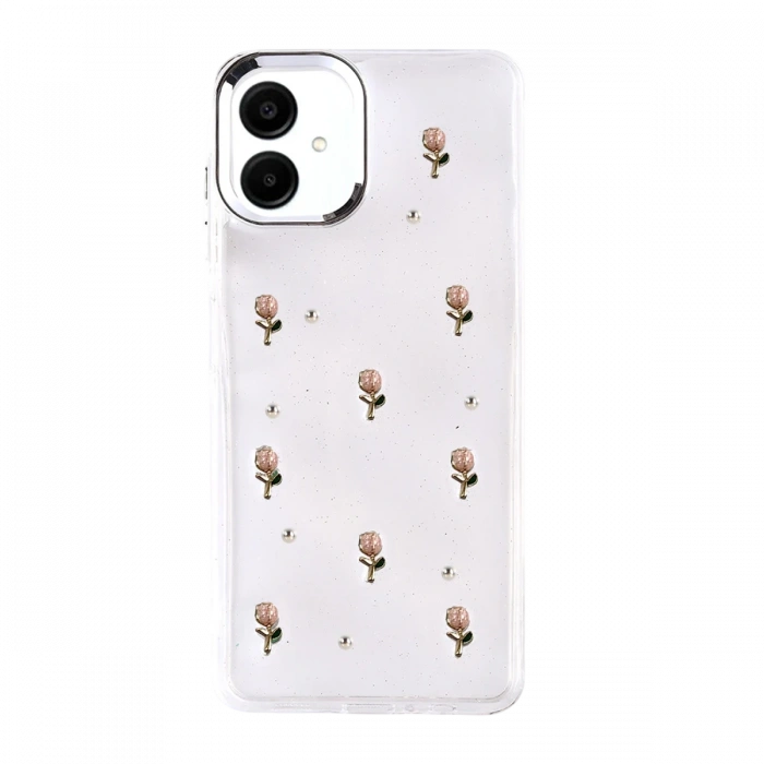 Joy Tekno Samsung Galaxy A07 4G Fiyonk Desenli Kapak