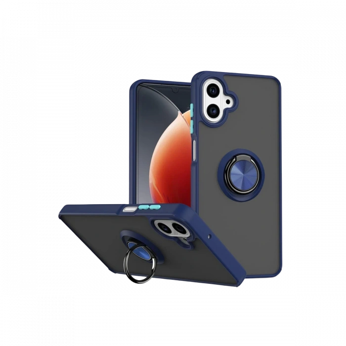 Joy Tekno Samsung Galaxy A07 4G Montreal Yüzüklü Silikon Kapak