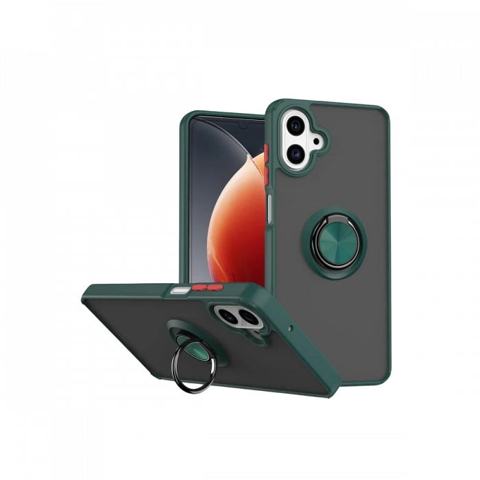 Joy Tekno Samsung Galaxy A07 4G Montreal Yüzüklü Silikon Kapak