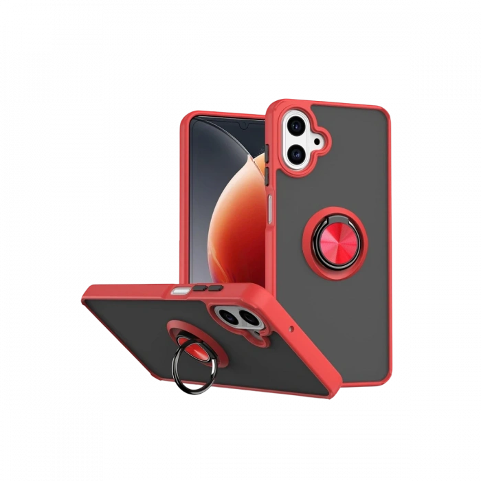 Joy Tekno Samsung Galaxy A07 4G Montreal Yüzüklü Silikon Kapak