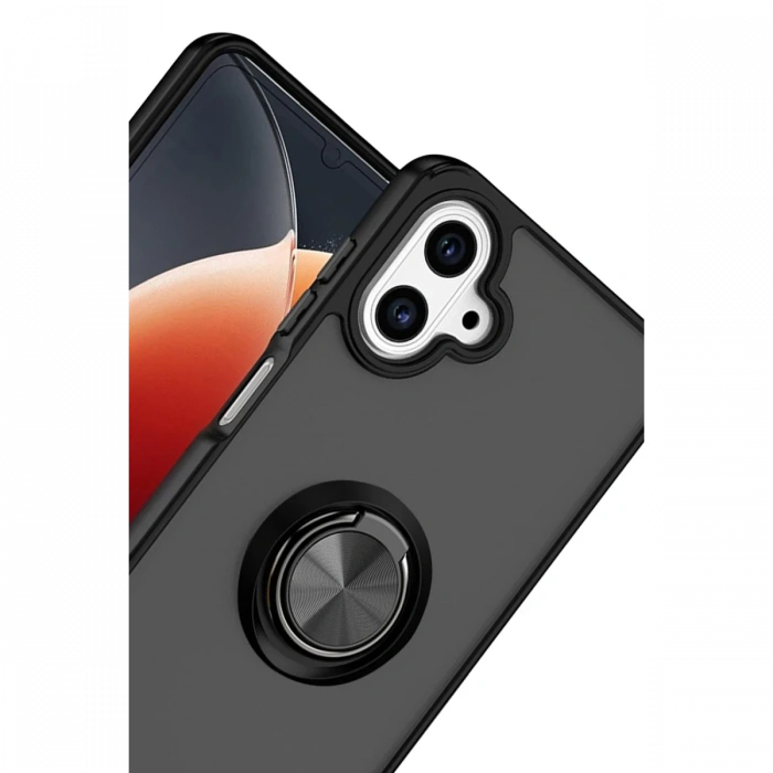 Joy Tekno Samsung Galaxy A07 4G Montreal Yüzüklü Silikon Kapak