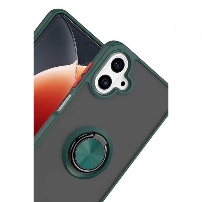 Joy Tekno Samsung Galaxy A07 4G Montreal Yüzüklü Silikon Kapak