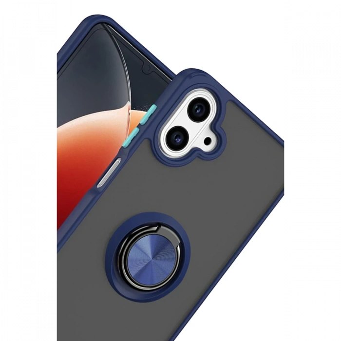 Joy Tekno Samsung Galaxy A07 4G Montreal Yüzüklü Silikon Kapak