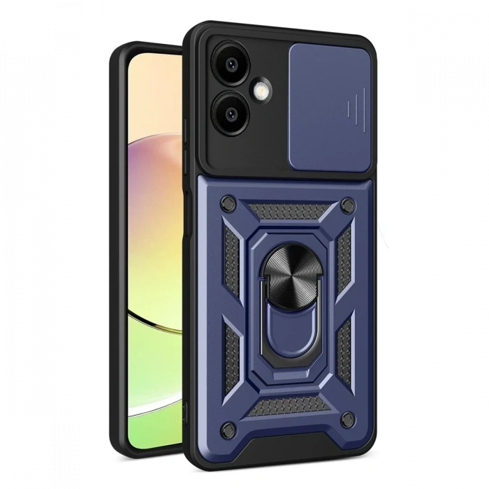 Joy Tekno Samsung Galaxy A07 4G Pars Lens Yüzüklü Silikon