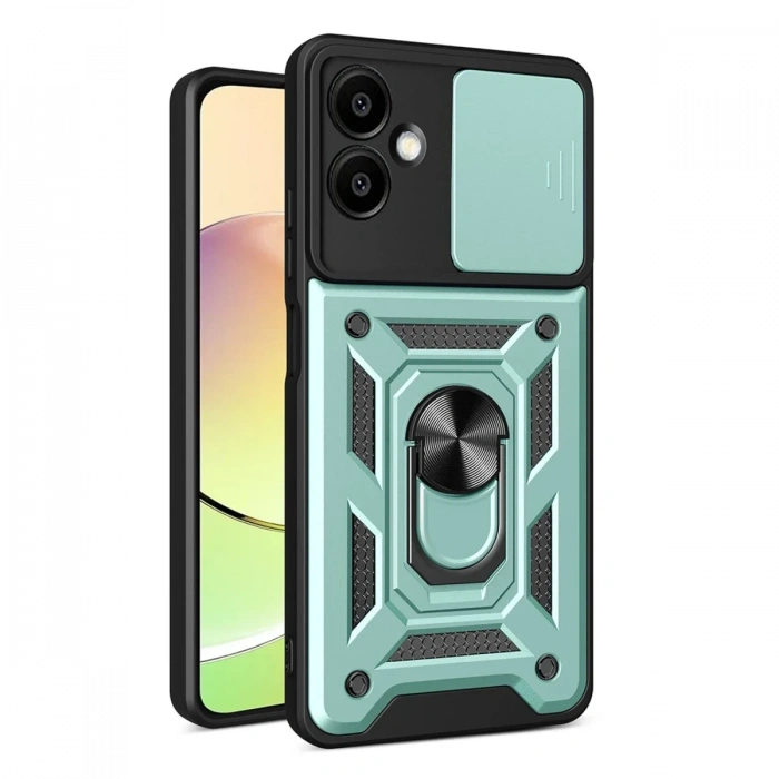 Joy Tekno Samsung Galaxy A07 4G Pars Lens Yüzüklü Silikon