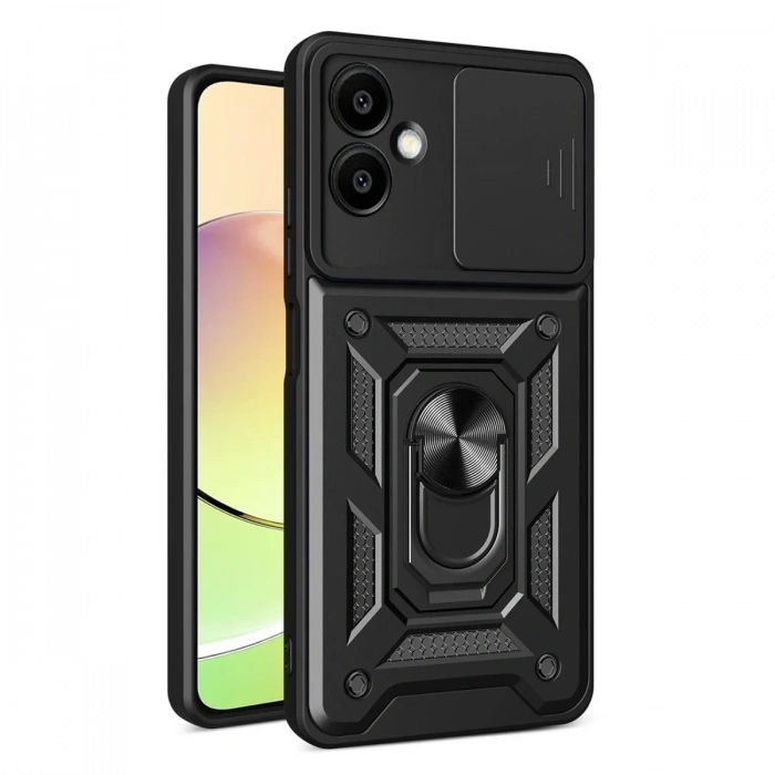 Joy Tekno Samsung Galaxy A07 4G Pars Lens Yüzüklü Silikon