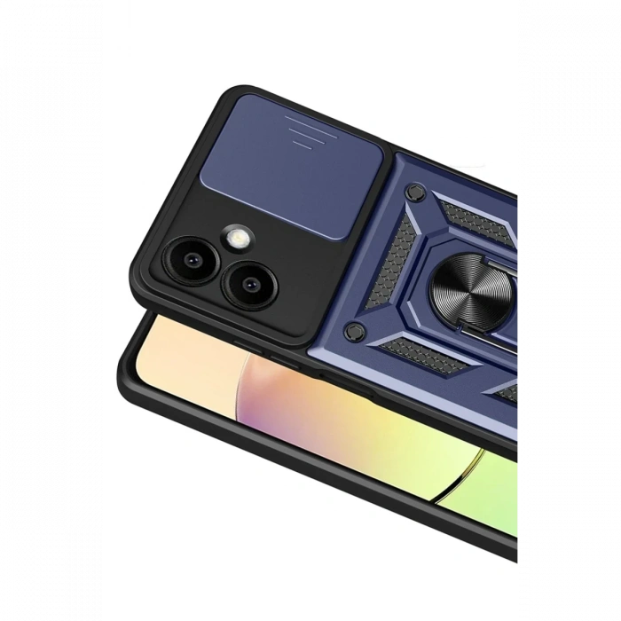 Joy Tekno Samsung Galaxy A07 4G Pars Lens Yüzüklü Silikon