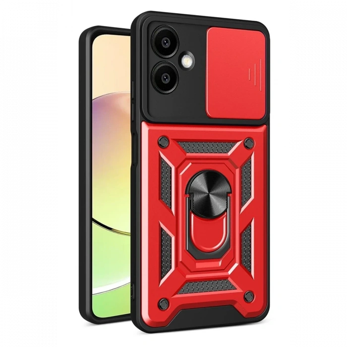 Joy Tekno Samsung Galaxy A07 4G Pars Lens Yüzüklü Silikon