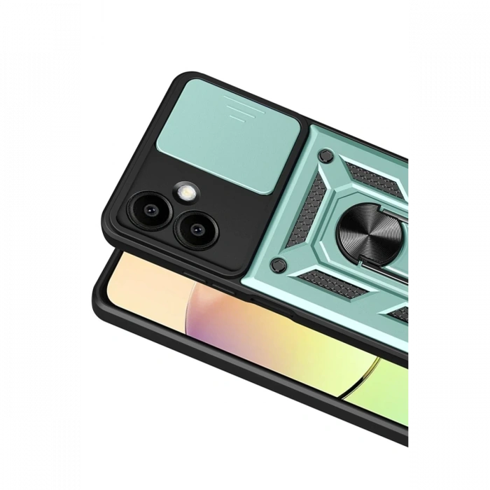 Joy Tekno Samsung Galaxy A07 4G Pars Lens Yüzüklü Silikon