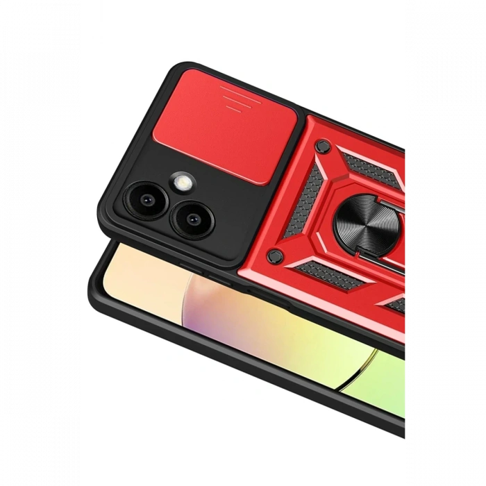 Joy Tekno Samsung Galaxy A07 4G Pars Lens Yüzüklü Silikon