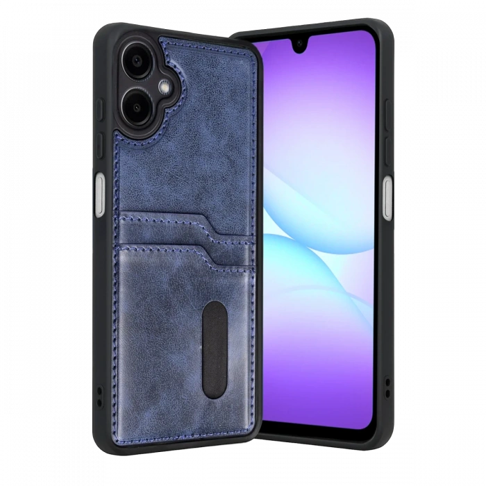 Joy Tekno Samsung Galaxy A07 4G Sara Kartvizitli Deri Kılıf