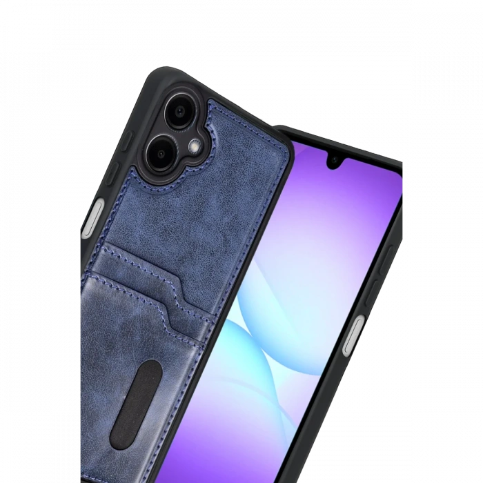 Joy Tekno Samsung Galaxy A07 4G Sara Kartvizitli Deri Kılıf