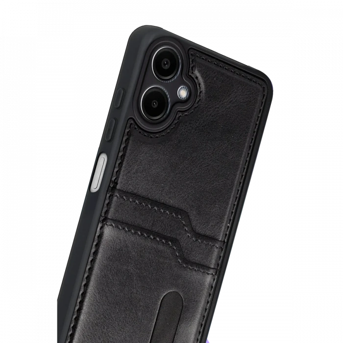 Joy Tekno Samsung Galaxy A07 4G Sara Kartvizitli Deri Kılıf