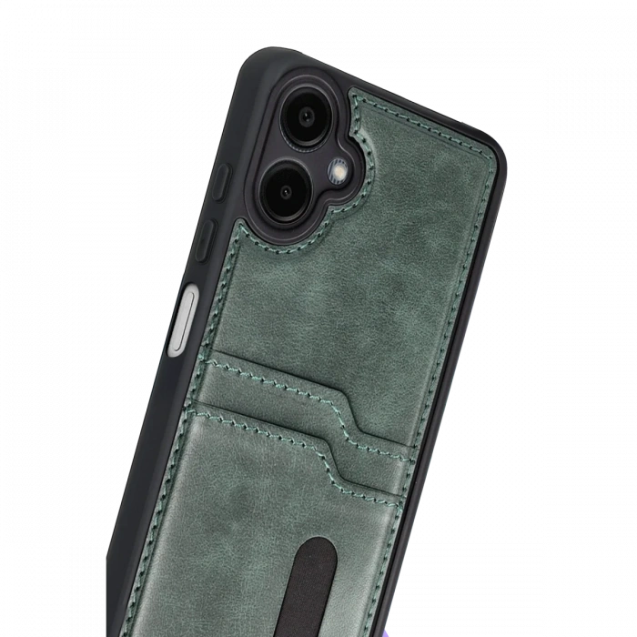 Joy Tekno Samsung Galaxy A07 4G Sara Kartvizitli Deri Kılıf