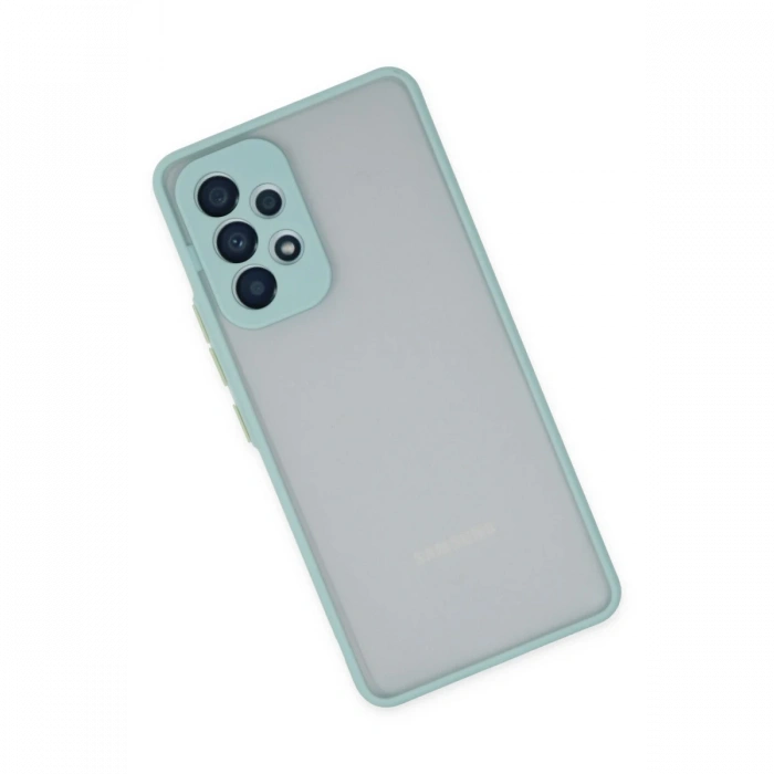 Samsung Galaxy A13 4G Kılıf Montreal Silikon Kapak - Turkuaz