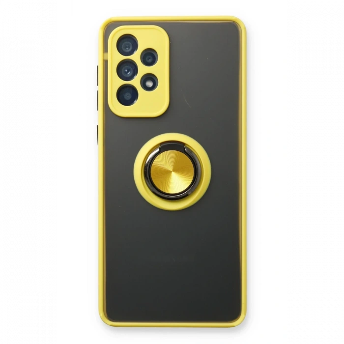 Samsung Galaxy A13 4G Kılıf Montreal Yüzüklü Silikon Kapak