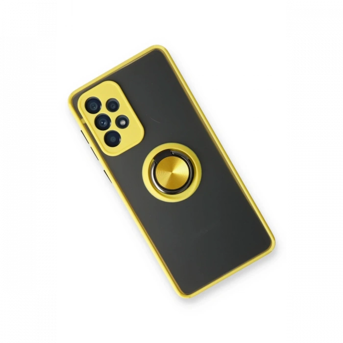 Samsung Galaxy A13 4G Kılıf Montreal Yüzüklü Silikon Kapak