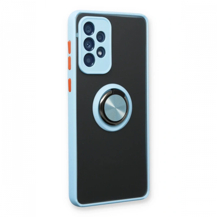 Samsung Galaxy A13 4G Kılıf Montreal Yüzüklü Silikon Kapak