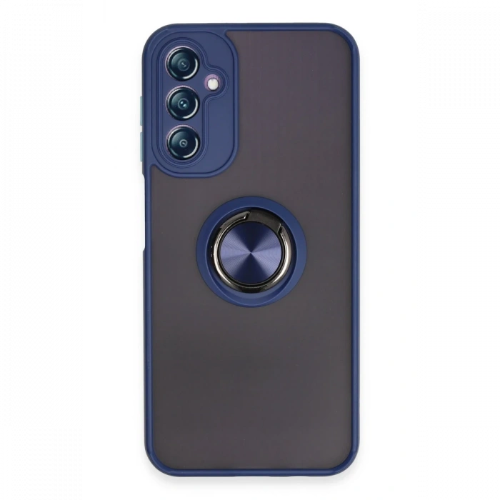 Joy Tekno Samsung Galaxy A14 4G Kılıf Montreal Yüzüklü Silikon Kapak