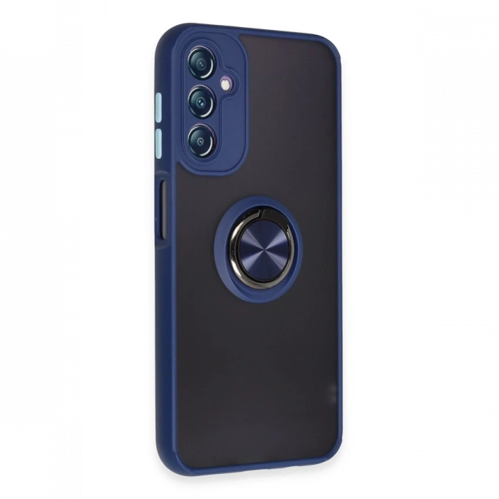 Joy Tekno Samsung Galaxy A14 4G Kılıf Montreal Yüzüklü Silikon Kapak