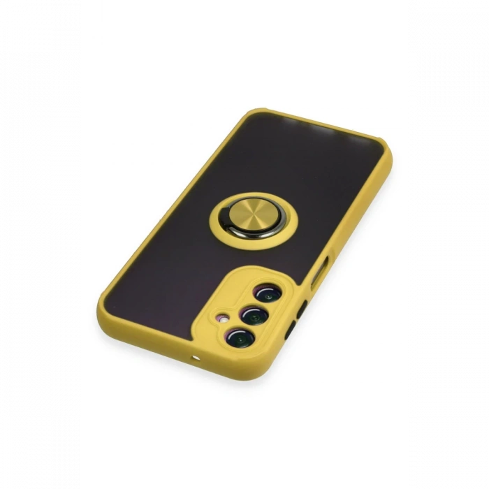 Joy Tekno Samsung Galaxy A14 4G Kılıf Montreal Yüzüklü Silikon Kapak