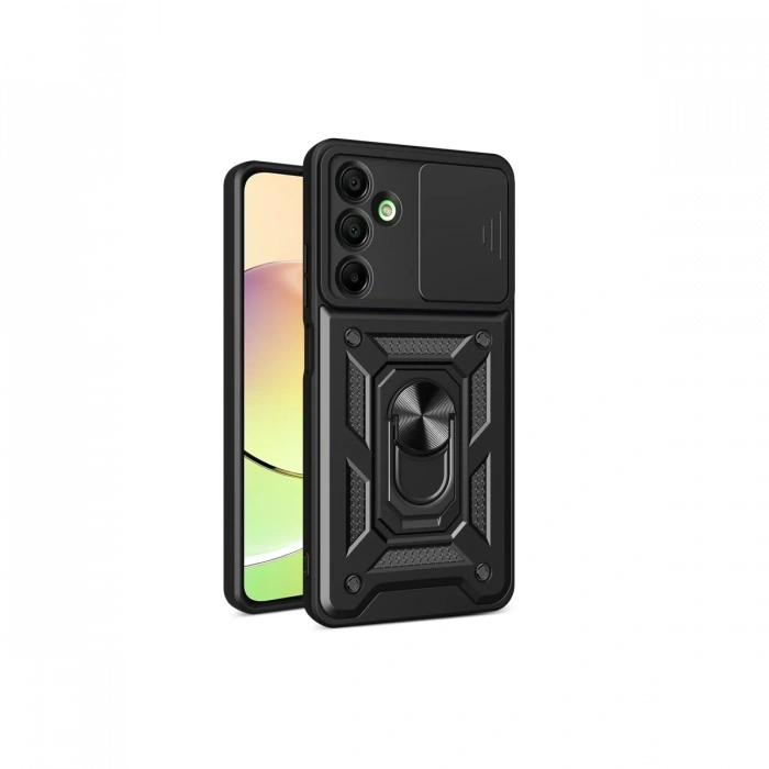 Samsung Galaxy A16 5G Kılıf Pars Lens Yüzüklü Silikon