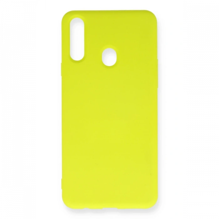 Joy Tekno Samsung Galaxy A20S Kılıf Nano içi Kadife Silikon