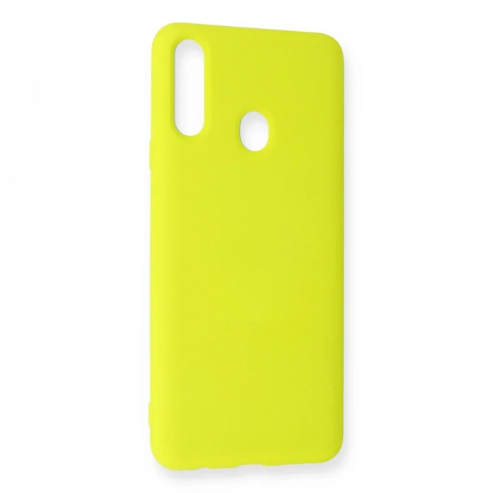 Joy Tekno Samsung Galaxy A20S Kılıf Nano içi Kadife Silikon