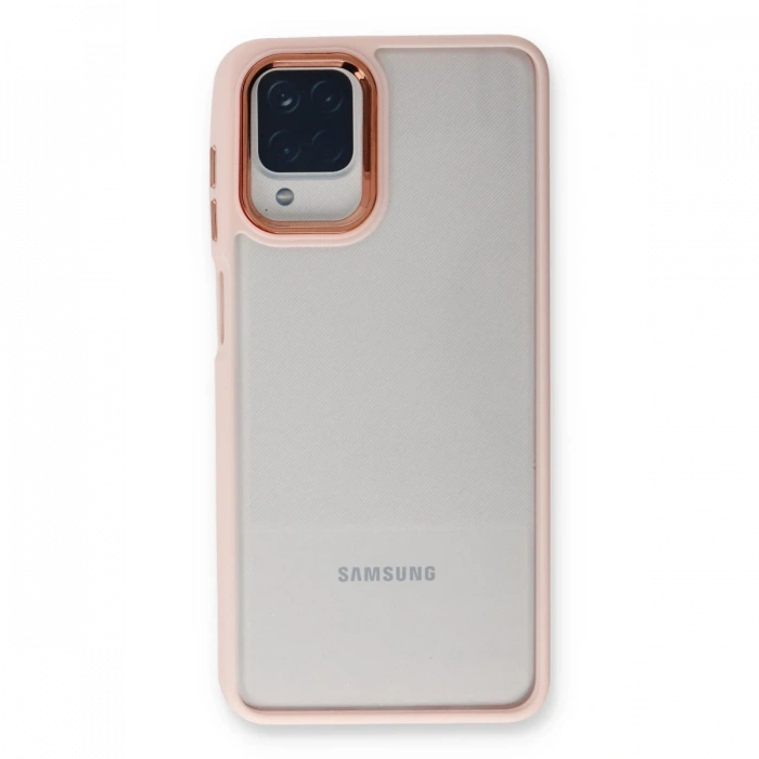 Samsung Galaxy A22 Kılıf Dora Kapak - Pudra
