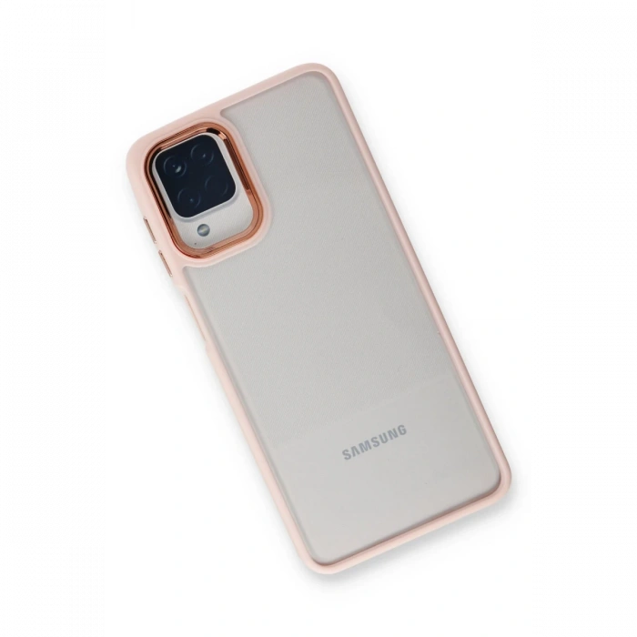 Samsung Galaxy A22 Kılıf Dora Kapak - Pudra