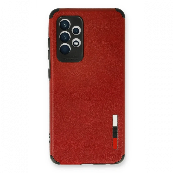Samsung Galaxy A23 4G Kılıf Loop Deri Silikon - Kırmızı