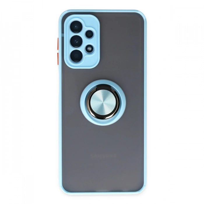 Samsung Galaxy A23 4G Kılıf Montreal Yüzüklü Silikon Kapak