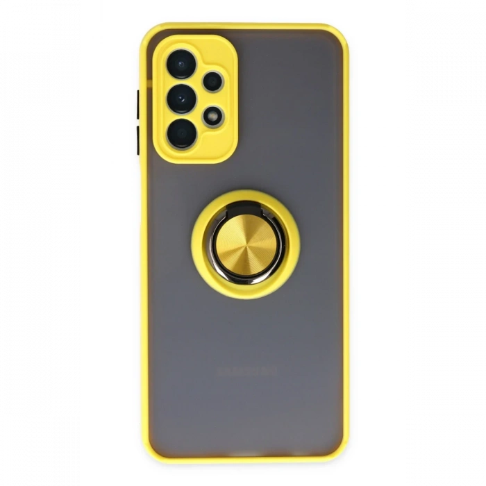 Samsung Galaxy A23 4G Kılıf Montreal Yüzüklü Silikon Kapak