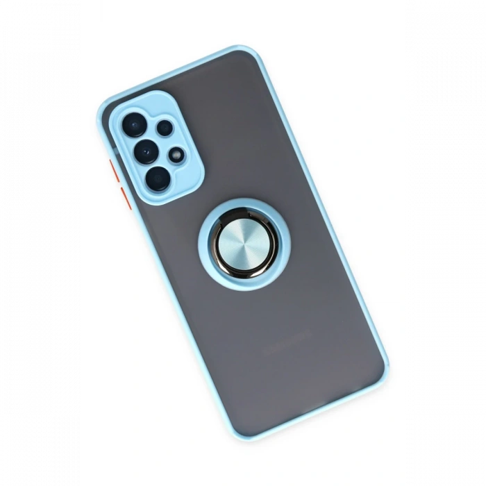 Samsung Galaxy A23 4G Kılıf Montreal Yüzüklü Silikon Kapak